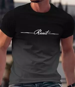 Летняя футболка для мужчин с ежедневным принтом алфавита и градиентом, круглым вырезом, коротким рукавом, мужская повседневная футболка больших размеров, топы, размер XXS-6XL XXS