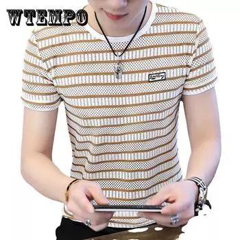 Летняя футболка из ледяного шелка с короткими рукавами, мужская трендовая мужская футболка с короткими рукавами, мужская рубашка с короткими рукавами XXL