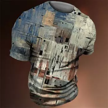 Летняя футболка мужская винтажная футболка с принтом в полоску уличная мужская футболка с короткими рукавами негабаритные топы в стиле Харадзюку повседневная одежда пуловер S