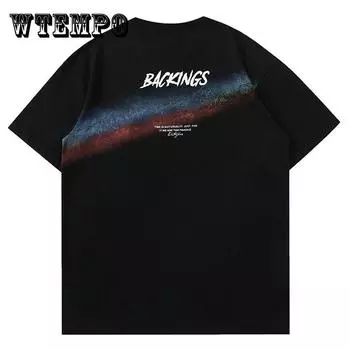 Летняя футболка оверсайз в японском стиле, рубашка в стиле хип-хоп с круглым вырезом и коротким рукавом, повседневный джемпер с графикой, одежда в стиле панк, мужская одежда XXXL белый