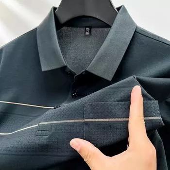 Летняя футболка с короткими рукавами для папы, мужская летняя рубашка поло среднего возраста для мужчин 40-50 лет, для пожилых людей, летняя рубашка-поло с половиной рукавов для мужчин среднего возраста M