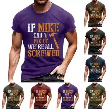 Летняя футболка с короткими рукавами и круглым вырезом, винтажный пуловер с буквенным принтом, топ XXL