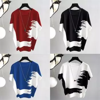 Летняя футболка с круглым вырезом, элитная модная одежда для отдыха на открытом воздухе, новая женская футболка в стиле ретро, популярная крутая одежда, ультратонкая XL белый