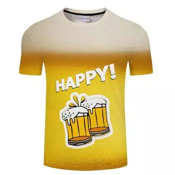 Летняя футболка с круглым вырезом для мужчин Beer Club с коротким рукавом для мужчин и женщин, верхняя одежда XXS-6XL XS