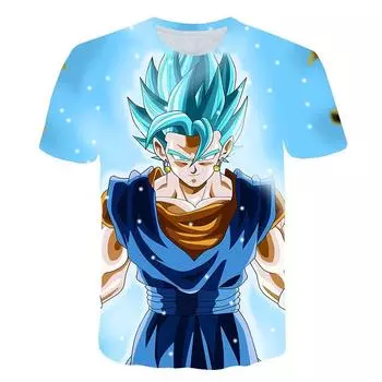 Летняя футболка с круглым вырезом, мужская, японский аниме-дракон, короткий рукав, женская одежда, быстросохнущий топ XXS-6XL XS