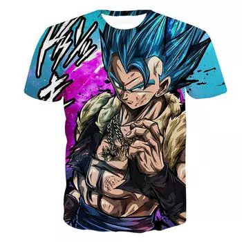 Летняя футболка с круглым вырезом, мужская, японский аниме-дракон, короткий рукав, женская одежда, быстросохнущий топ XXS-6XL XS