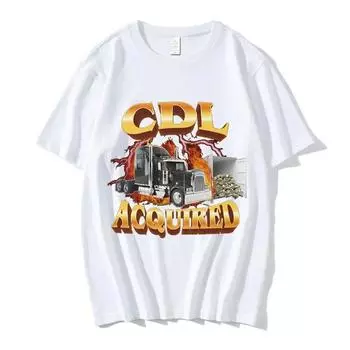Летняя футболка унисекс CDL, футболки с графическим принтом, топ, женская повседневная хлопковая футболка унисекс, уличная одежда больших размеров, футболки в стиле хип-хоп 2XL
