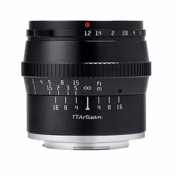 летняя гарантия Master Optics TTArtisan 50 мм Совместимость с байонетом Canon M Объектив с ручной фокусировкой Однофокусный объектив M50 [2 в комплекте] f1.2 APS-C M1,