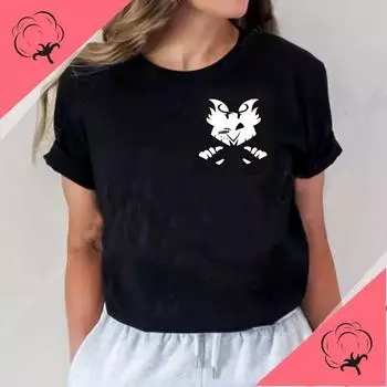 Летняя хлопковая футболка с принтом отелей, женская потрясающая футболка с короткими рукавами для мужчин и женщин, рубашки в стиле Харадзюку S чёрный