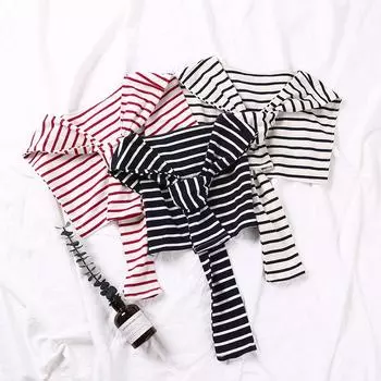 Летняя и осенняя завязанная маленькая шаль женская универсальная хлопковая накидка шаль поддельный воротник аксессуар воротник