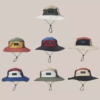 Летняя ковбойская шляпа рыбака для женщин, новая альпинистская шляпа для кемпинга, дышащая шляпа от солнца, козырек от солнца M56-58cm покинуть белый