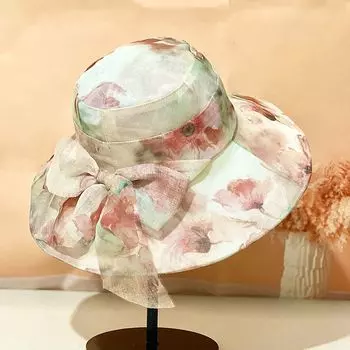 Летняя крутая шляпа, тонкая дышащая складная шляпа от солнца, шляпа от солнца, рыбацкая шляпа 55-59cm