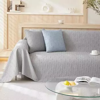Летняя крутая технологичная тканевая салфетка для дивана, цельная стирка в машине, полное покрытие, универсальная противоскользящая крутая подушка для сиденья, салфетка для чехла на диван 180*130CM