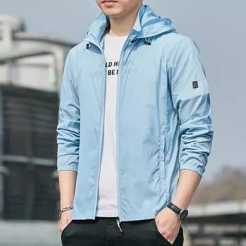 Летняя куртка с капюшоном для мужчин и женщин, солнцезащитная одежда, одежда для рыбалки и охоты, быстросохнущая ветровка из кожи S белый