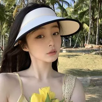 Летняя ледяная шелковая солнцезащитная шляпа пустая детская летняя велосипедная шляпа от солнца двусторонняя ледяная шелковая солнцезащитная спортивная шляпа от солнца average size бежевый