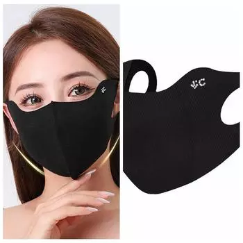 Летняя маска для лица Gini Mask Дышащая маска Ice Silk для походов
