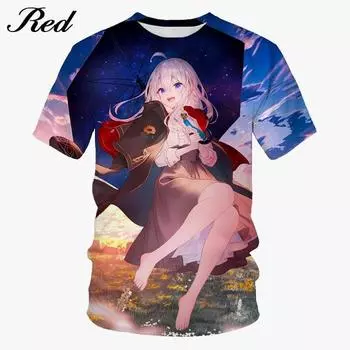 Летняя милая футболка с 3D принтом в стиле аниме, модная мужская футболка, повседневная футболка большого размера с короткими рукавами, одежда 6XL