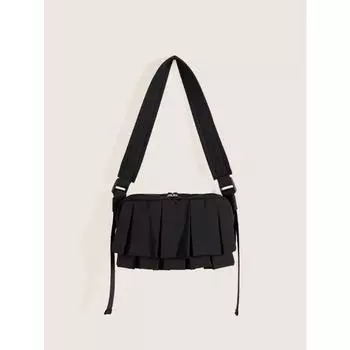 Летняя многоцветная нейлоновая сумка через плечо для женщин, корейская мода, студенческие сумки для поездок на работу, простая плиссированная сумка на плечо