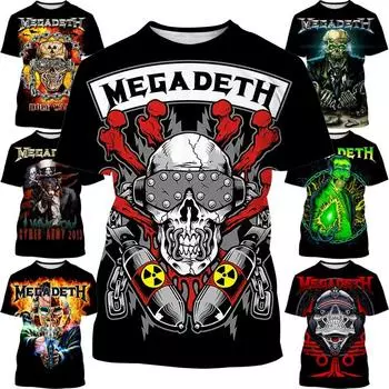 Летняя мода 3D печать мужская личность интересные повседневные футболки топы XXL серый