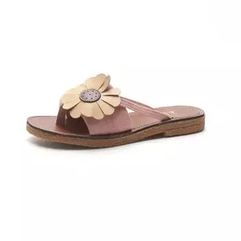 Летняя мода элегантные женские тапочки шлепанцы бант уличные спортивные пляжные удобные однотонные сандалии женские плоские 2024 35