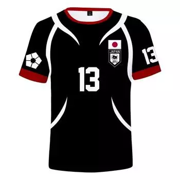 Летняя мода BLUE LOCK с рисунком для женщин и мужчин, футболка, повседневная, дышащая, смешные свободные футболки, футболки, уличные футболки больших размеров для мужчин XS чёрный