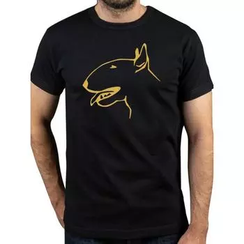 Летняя мода бультерьер собака хлопковые футболки принтованные мужские и женские футболки с коротким рукавом Harajuku унисекс футболки топы одежда S