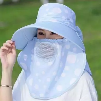 Летняя мода для верховой езды, солнцезащитный крем, работа на ферме, защитная кепка для лица, сетчатый подарок для мамы, женская солнцезащитная шляпа A