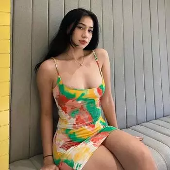 Летняя мода красочные граффити с бретелью через шею сексуальное короткое платье бретель через шею S разноцветный