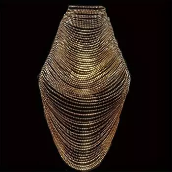 Летняя мода, многослойная цепочка на грудь со стразами, золотисто-серебристая сексуальная вечеринка в ночном клубе, сверкающий кристалл, бюстгальтер, цепочка для тела, индивидуальные украшения, декоративные украшения