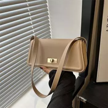 Летняя мода простая модная сумка через подмышку 2024 летняя мода иностранная повседневная сумка через плечо повседневная сумка сумка чёрный