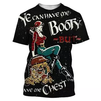 Летняя мода ретро западные футболки с рисунком для девочек Европа и Америка мужские повседневные футболки с круглым вырезом и короткими рукавами с 3d принтом топы XXL