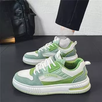 Летняя мода, спортивная мода, универсальные туфли, повседневная дышащая и удобная мужская обувь 39 серый