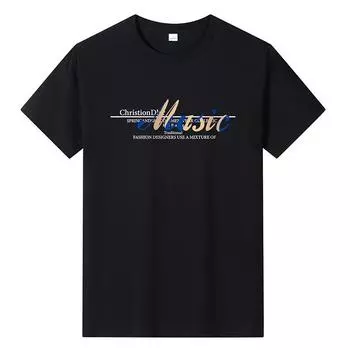 Летняя модная футболка из чистого хлопка для мальчиков Big Yards, мужская повседневная футболка с короткими рукавами M