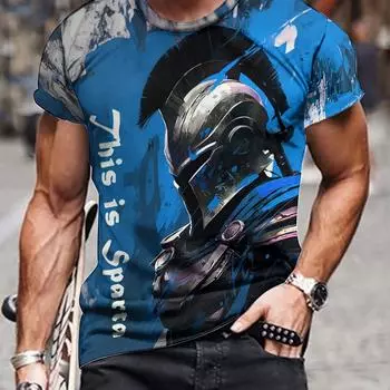 Летняя модная футболка с принтом 3D-дракона для мужской одежды, повседневные футболки Harajuku с короткими рукавами и круглым вырезом, свободные футболки, топы XS