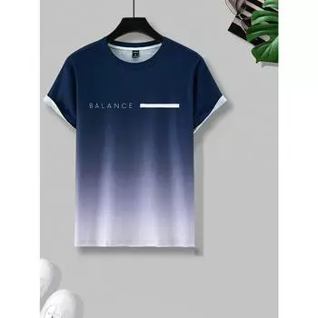 Летняя модная мужская футболка с принтом в виде градиентной графики, футболка с короткими рукавами для мужчин, футболки Harajuku, повседневные футболки с круглым вырезом XS