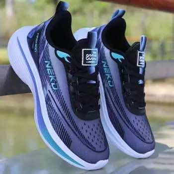 Летняя модная обувь для мальчиков и подростков, сверхлегкие кроссовки с мягкой подошвой, дышащая сетчатая повседневная спортивная обувь для студентов, тонкая сетчатая обувь 36