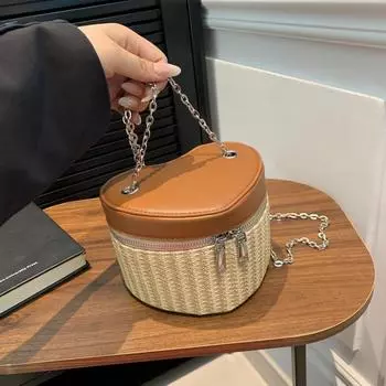 Летняя модная сумка через плечо для женщин, новая ручная работа + кожаная сумка на плечо, симпатичная сумка с дизайном Love, женская пляжная сумка для отдыха