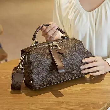 Летняя модная сумка-подушка с принтом для женщин, повседневная сумка на одно плечо в стиле ретро, сумка через плечо для поездок на работу