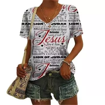 Летняя модная женская футболка с буквенным принтом и цифровым 3D-принтом, короткий рукав, повседневные топы, футболка, винтажный пуловер в стиле Харадзюку 4XL