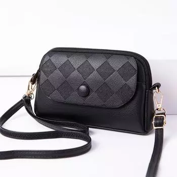 Летняя модная женская мини-сумка через плечо 2024 года — универсальная и стильная для телефонов