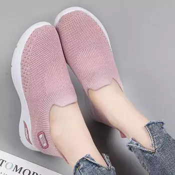 Летняя модная женская обувь на плоской подошве, дышащая повседневная уличная легкая спортивная обувь, прогулочные кроссовки 36