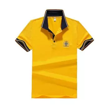 Летняя мужская футболка большого размера 8xl с короткими рукавами, мужская рубашка поло M синий