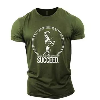 Летняя мужская футболка для фитнеса, большие дышащие гантели с узором 3d, повседневные спортивные новые свободные мужские футболки с коротким рукавом XS