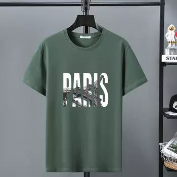 Летняя мужская футболка с короткими рукавами и 3D-принтом, модная толстовка с круглым вырезом, мужская футболка M