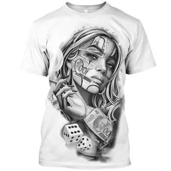 Летняя мужская футболка с рисунком эскиза и принтом, мужской топ, повседневная одежда, футболка большого размера, мужская одежда для пожилых людей S