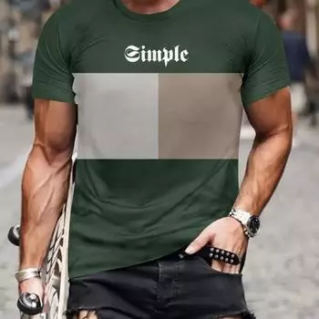 Летняя мужская футболка, спортивная 3d цветная полосатая мужская рубашка с принтом, уличная одежда большого размера, новые уличные повседневные футболки с надписями XS