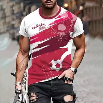 Летняя мужская футболка ST, повседневная футболка с коротким рукавом, футболка с принтом «10», уличная спортивная мужская одежда больших размеров L