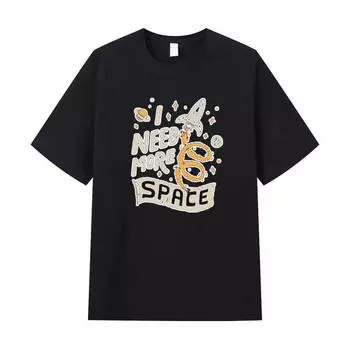 Летняя мужская футболка высокого качества из хлопка с короткими рукавами и принтом, женская футболка, модная спортивная рубашка, повседневный топ для бега S чёрный