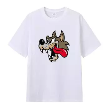 Летняя мужская футболка высокого качества из хлопка с короткими рукавами и принтом, женская футболка, модная спортивная рубашка, повседневный топ для бега S чёрный