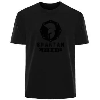 Летняя мужская футболка высокого качества с принтом викингов в стиле ретро, дышащая футболка из 100% хлопка, впитывающая пот, повседневная модная мужская уличная одежда S чёрный